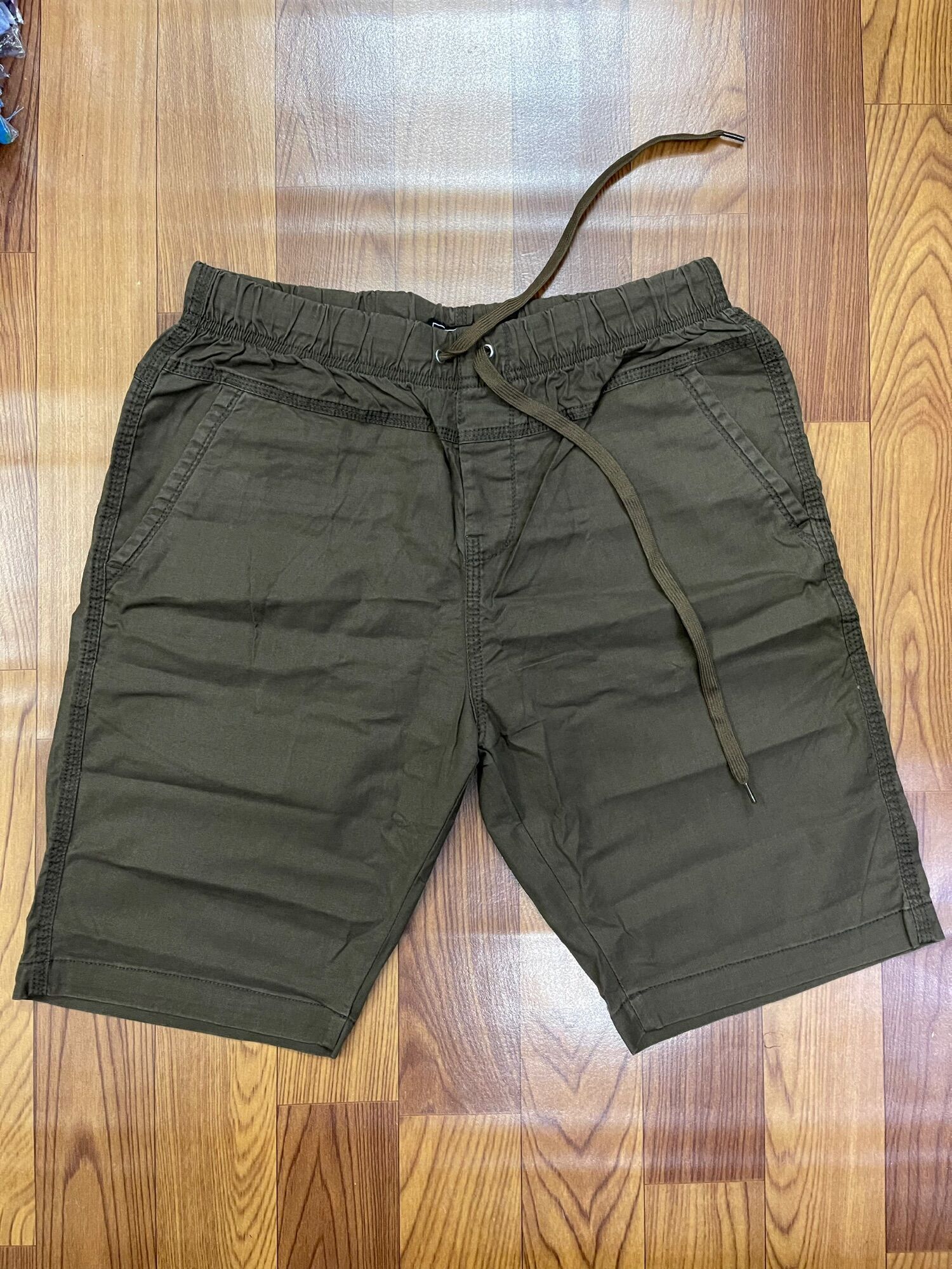 Quần Short Kaki lưng thun Nam
