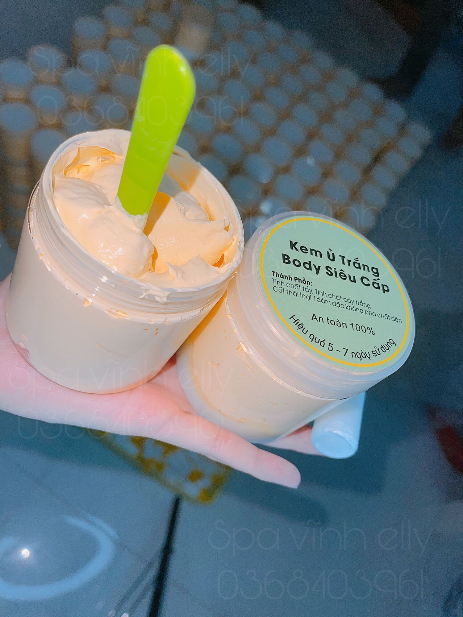 BODY CỐT THÁI MIX COLAGEN KHỬ THÂM ( tặng kèm muỗng trộn và 2 kích trắng )