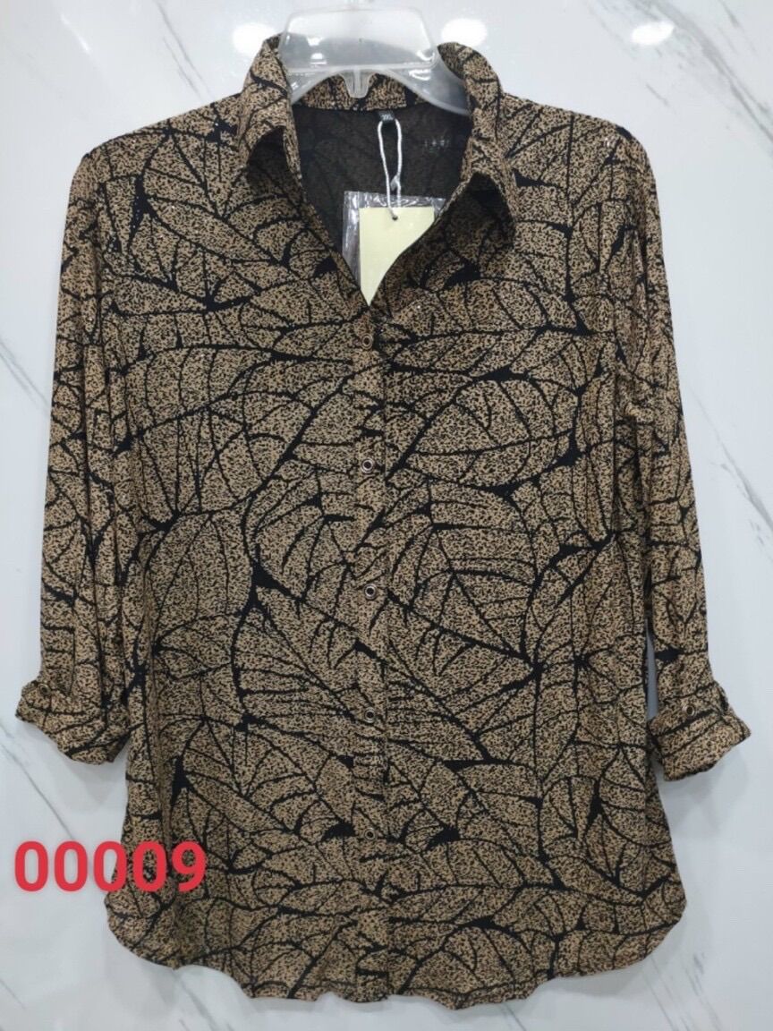 Áo sơ mi nữ vải von thun lưới 45-60 kí