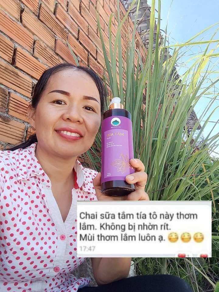 Sữa tắm Tía Tô