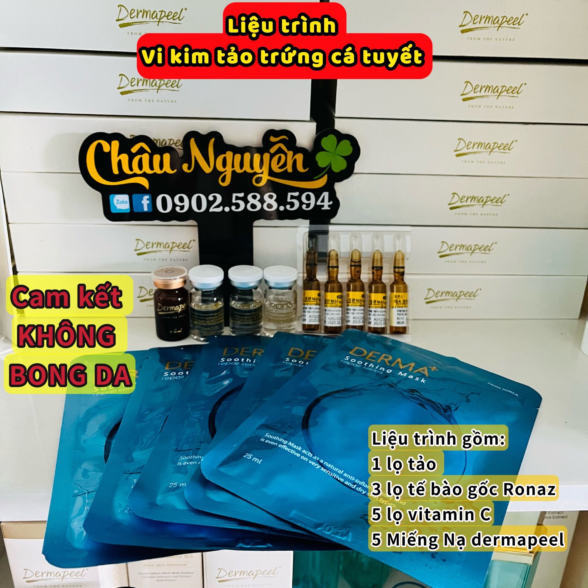 Vi tảo trứng cá tuyết dermapeed