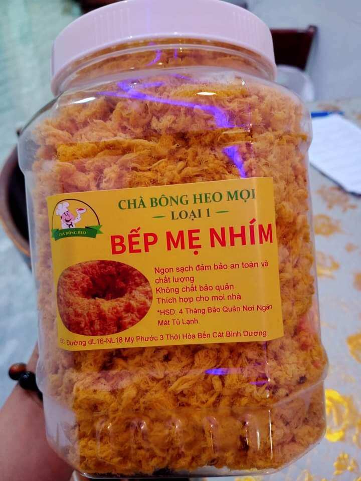 Chà Bông heo mọi nhà làm
