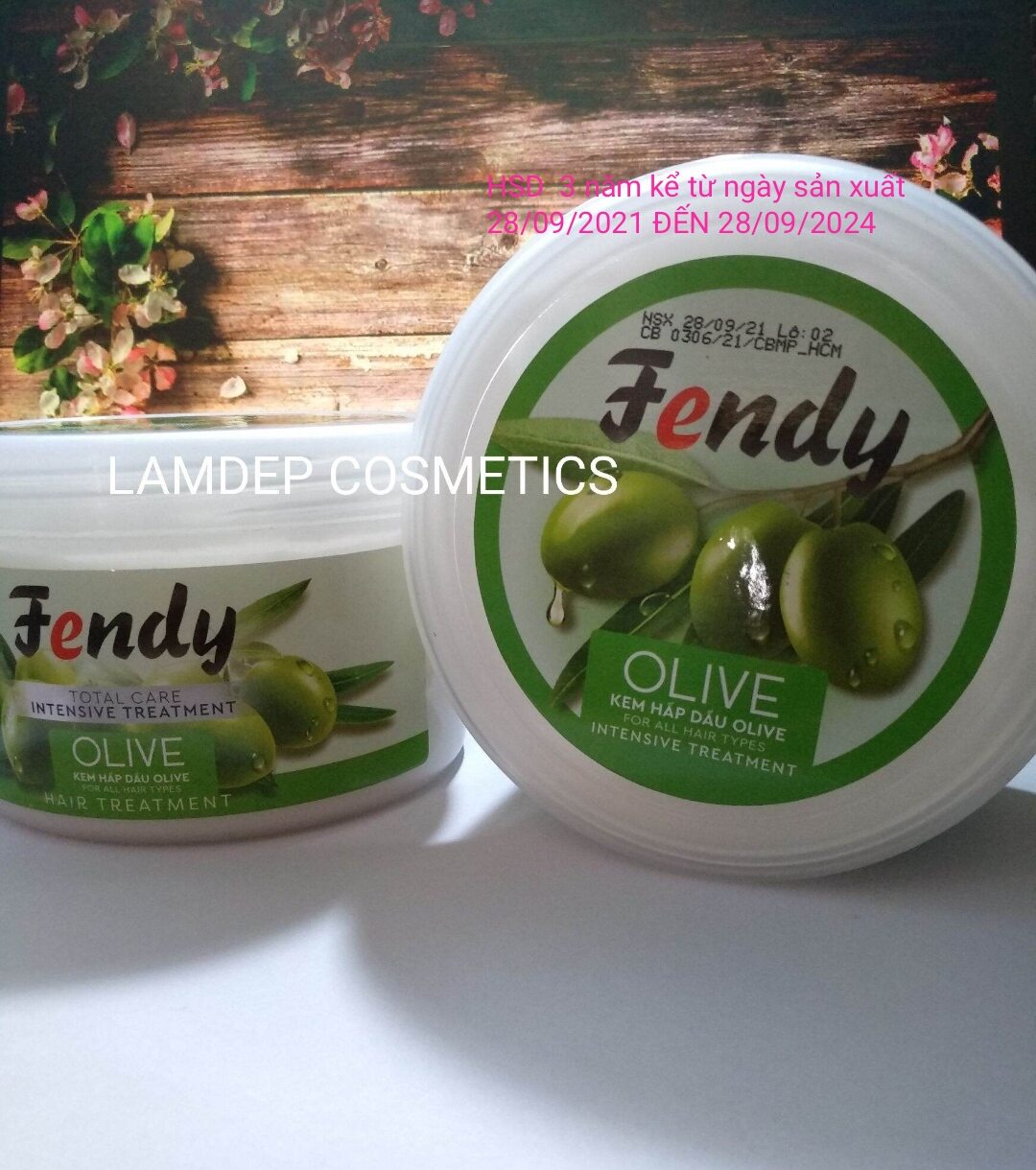 Kem ủ tóc Fendy oliu 500ml