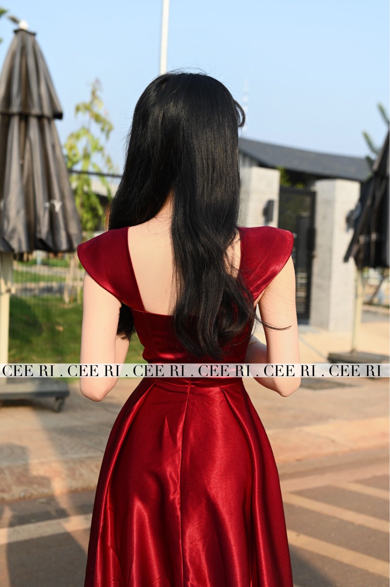 ( ẢNH THẬT - CHÍNH CHỦ CEERI ) Váy lụa dài cao cấp