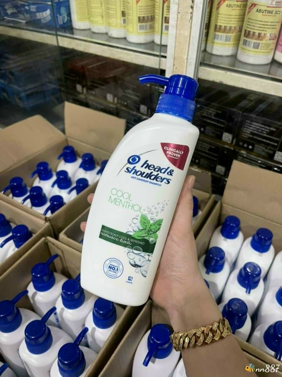 Dầu gội bạc hà Cool Menthol head&shoulders thái lan (450ml)
