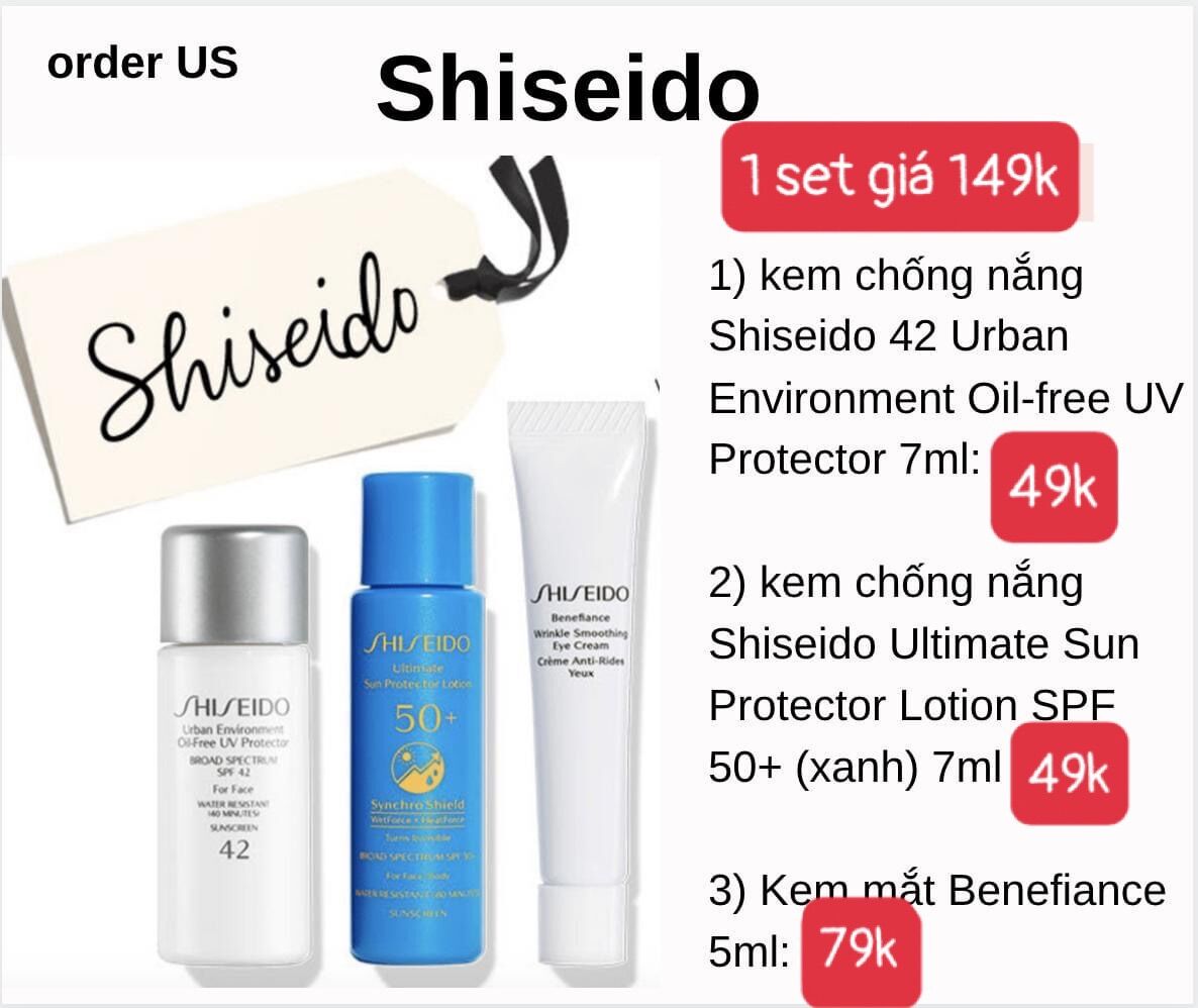 Set Shiseido mini