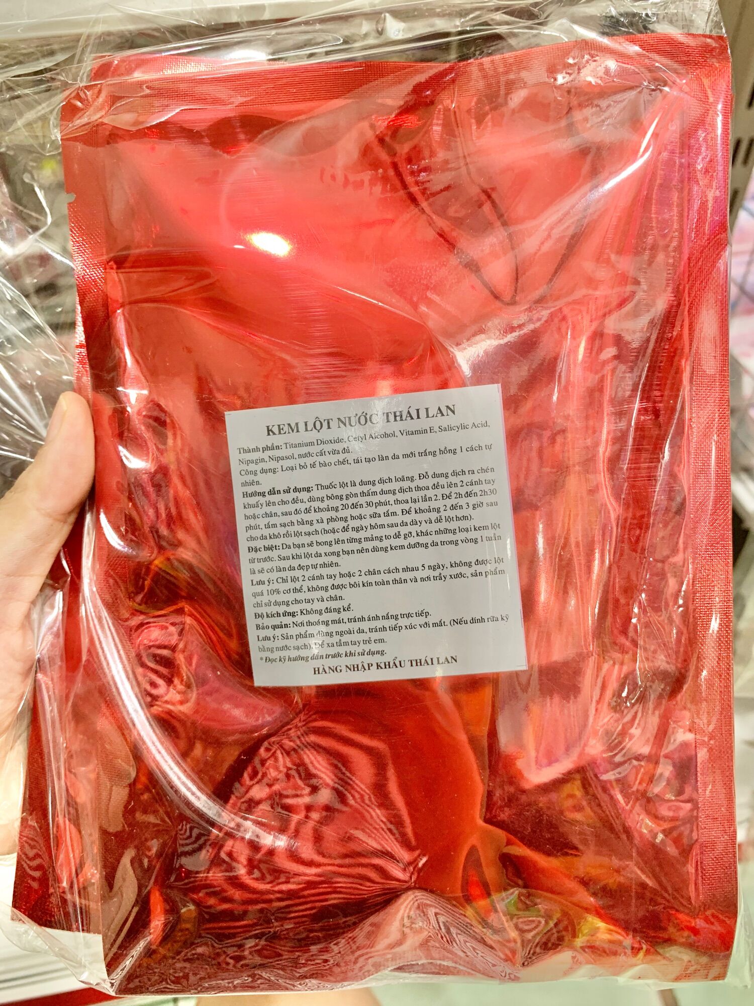 Kem lột nước collagen Thái Lan