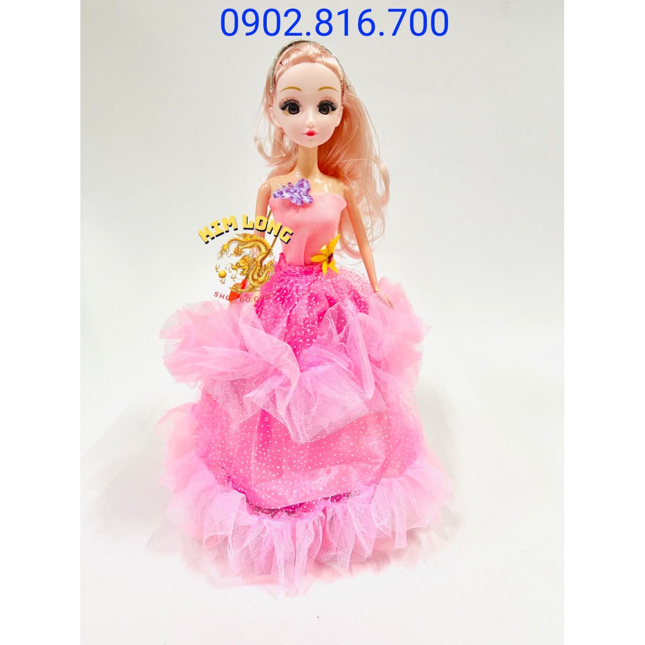 Đồ chơi lồng đèn trung thu hình búp bê có pin