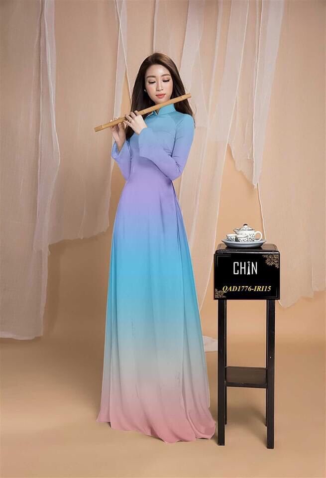 [HCM]Vải áo dài màu ombre