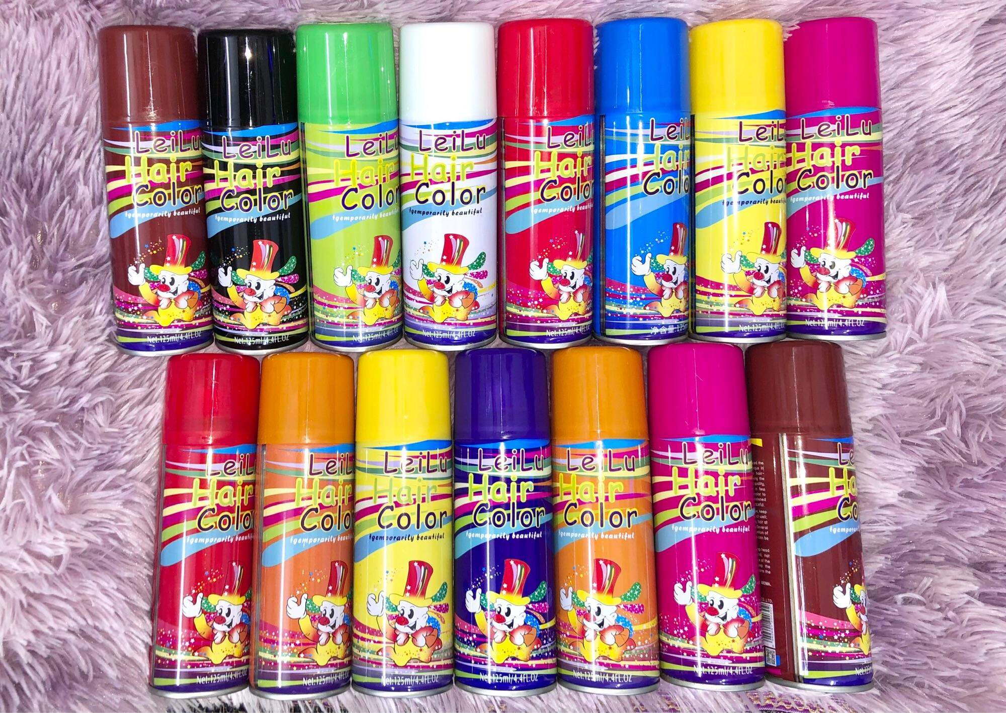 Keo xịt tóc màu tạm thời