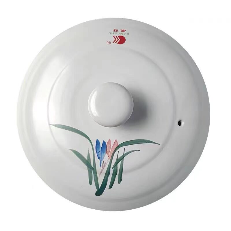 Kangshu nắp nồi đất gốm sứ nắp nồi sứ màu đen nắp nồi hầm thuốc nồi hầm nồi canh nắp nồi màu trắng nắp nồi hầm canh