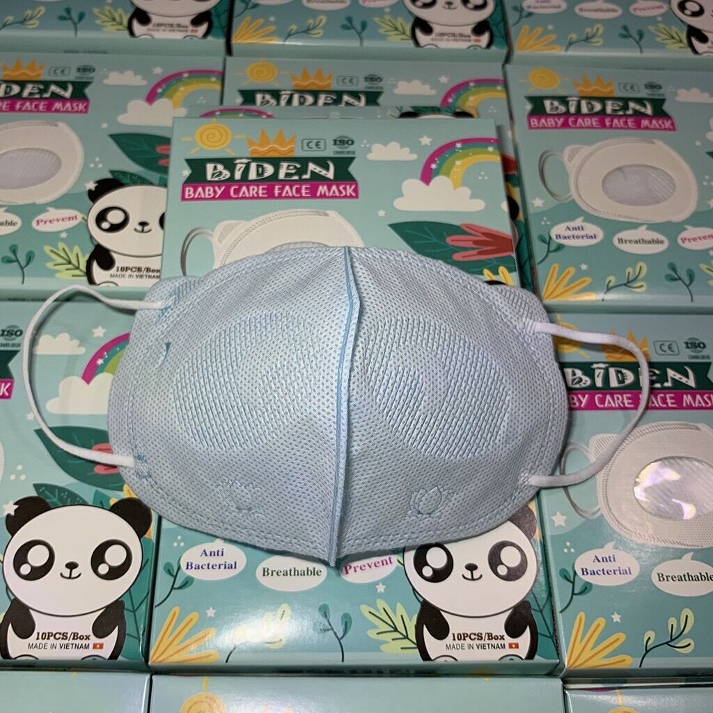10 KHẨU TRANG CHO BÉ HÌNH GẤU 3D