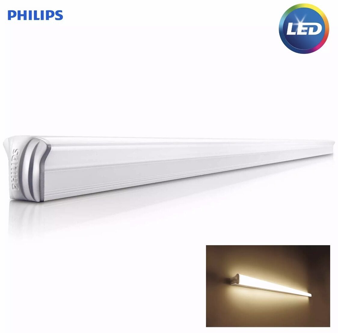 Led batten t5 slimline 20w 31170 wall lamp philips. ánh sáng 3000k/4000k 1m2 philips. sản phẩm chính hãng philips.