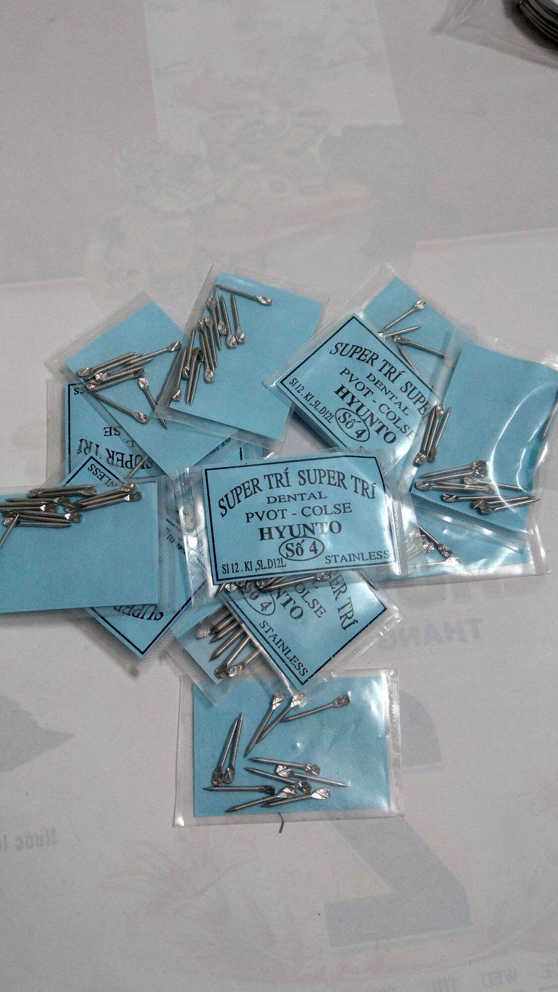 Chốt đơn giản . chốt Pivot Việt Nam. Chốt Dental.Vật liệu nha khoa