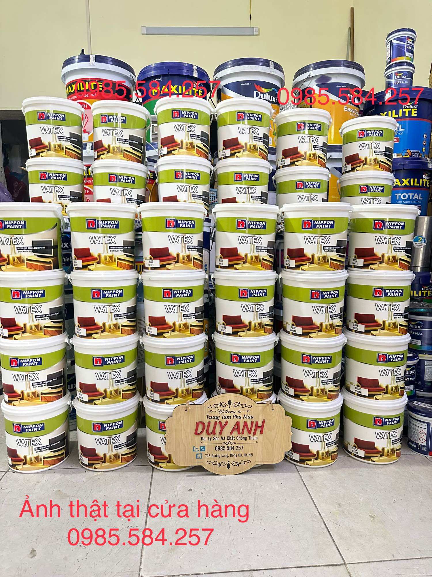 Sơn tường nội thất Nippon Vatex _5kg