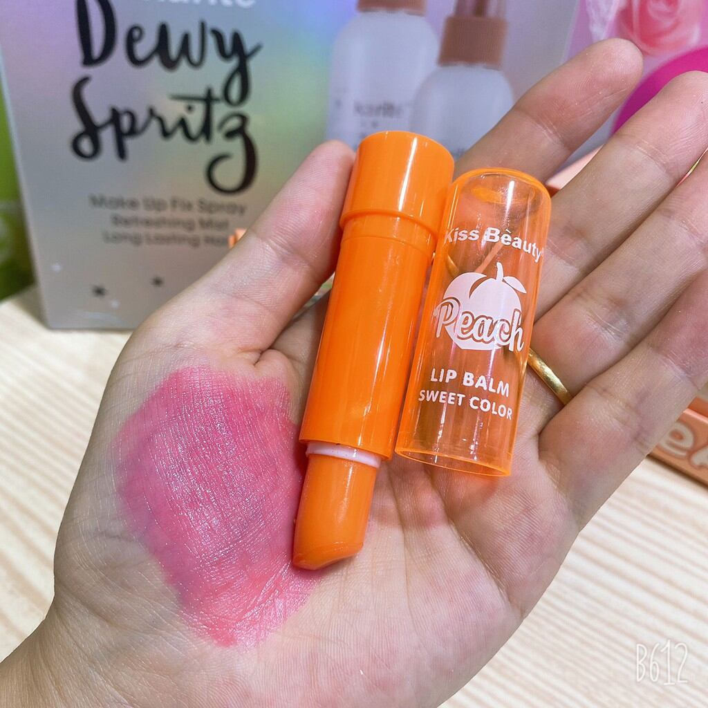 Son dưỡng môi cam đào