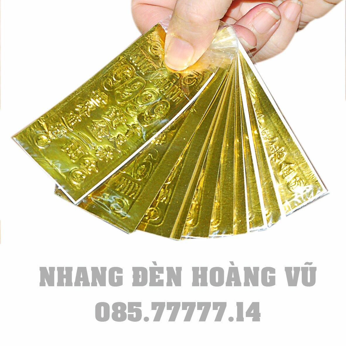 GIẤY CÚNG  - Vàng lá 1 xấp 10 miếng