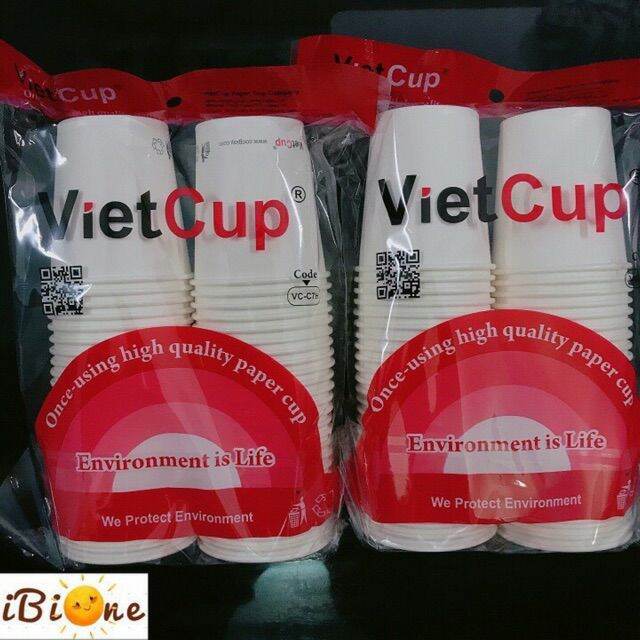 Bịch 50 cốc giấy Viet cup