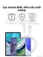 HANNUO | Dây Cáp Sạc Siêu Nhanh Type-C 6A 88W Dành Riêng cho Huawei Mate60pro