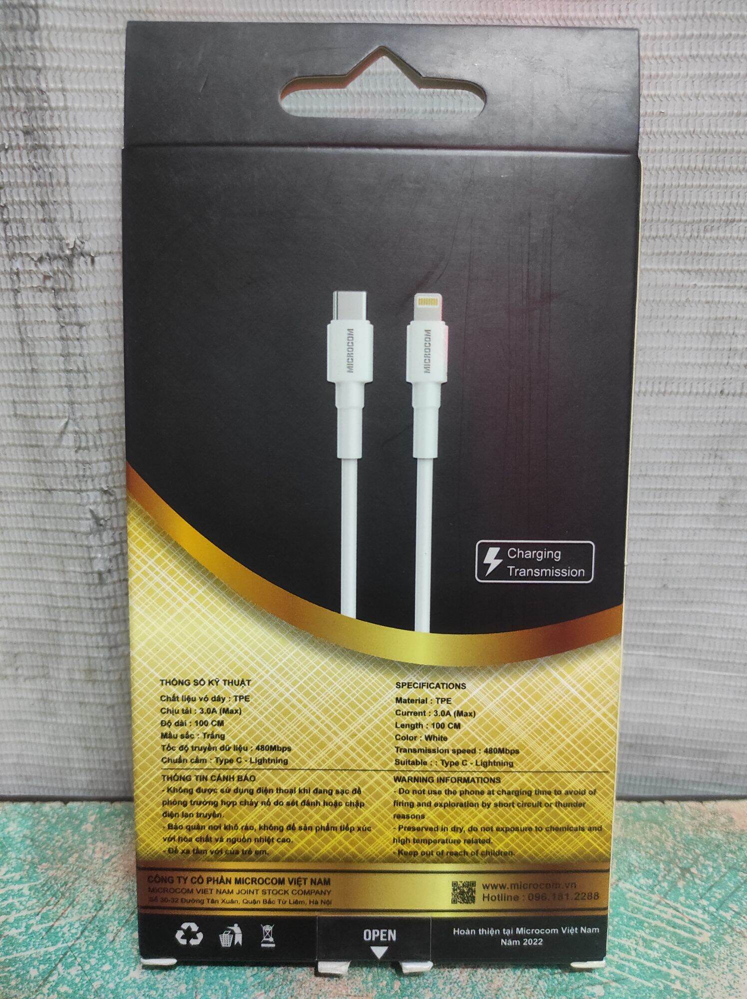 Dây cáp sạc Type C to Lightning ( iphone, ipad)