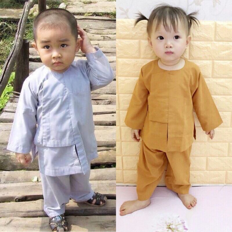 ĐỒ LAM ĐI CHÙA - MẪU LA HÁN CHO BÉ