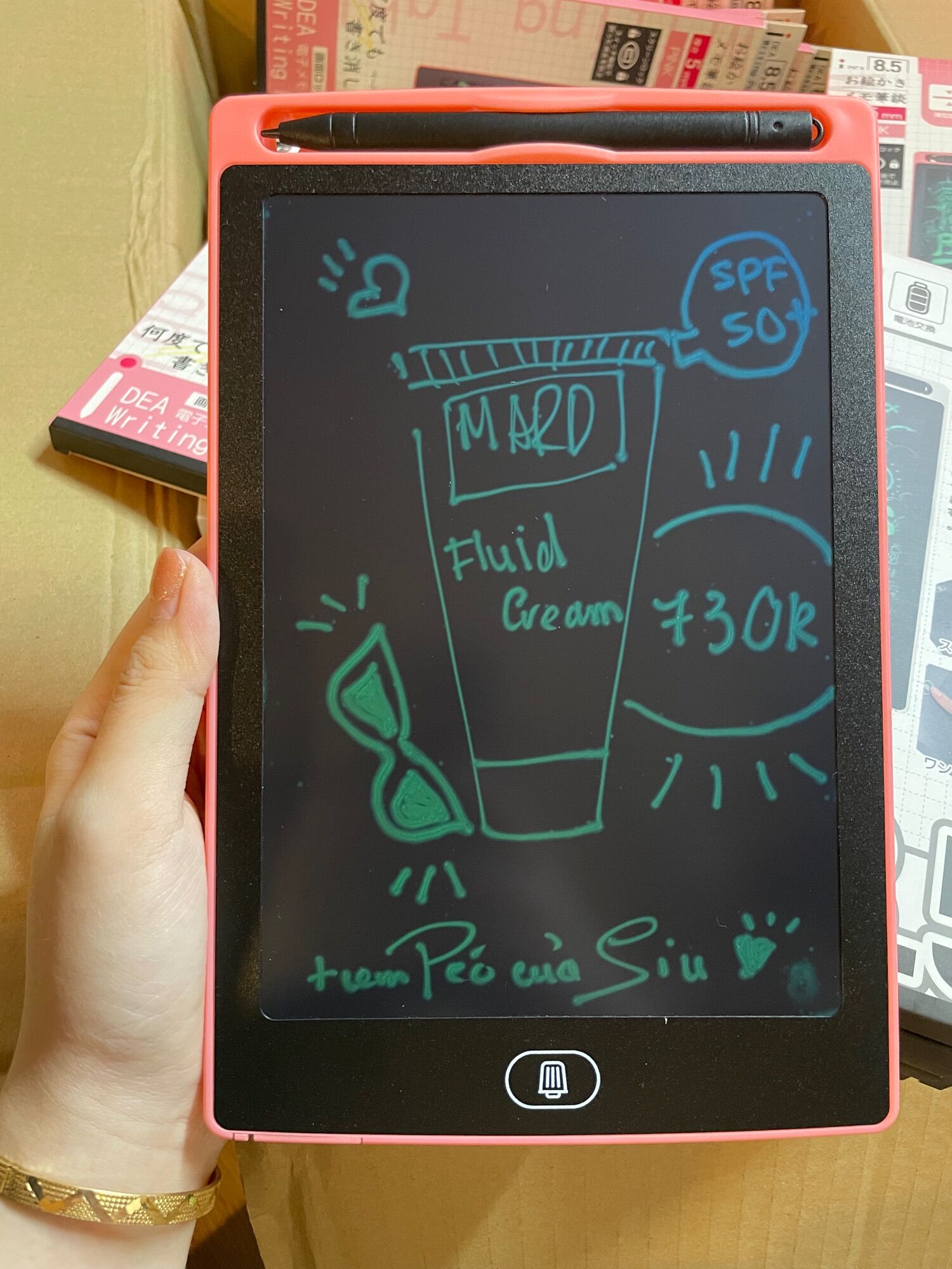 BẢNG VẼ LCD NHẬT