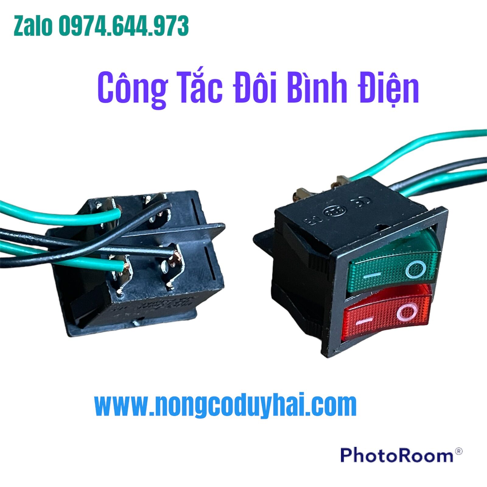 Công tắc bình xịt điện / công tắc đơn và đôi
