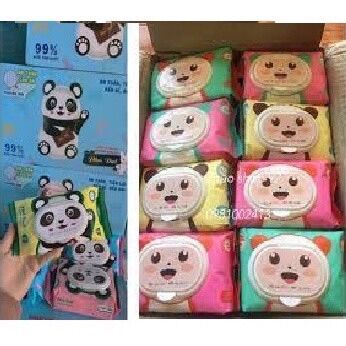 Combo 10 bịch khăn ướt phú đạt hình gấu không mùi 120 tờ kupd120 - kho xưởng si & lẻ như ý 01 chỉ >>>
