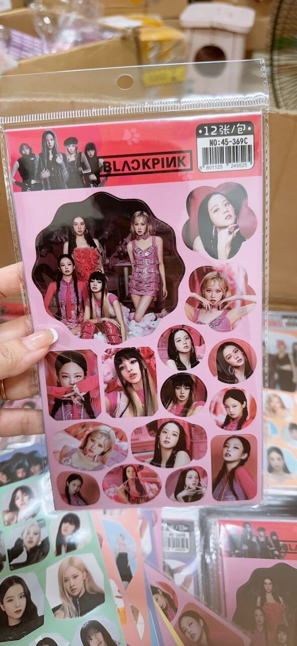 Sticker Blackpink mẫu mới đã cắt sẵn