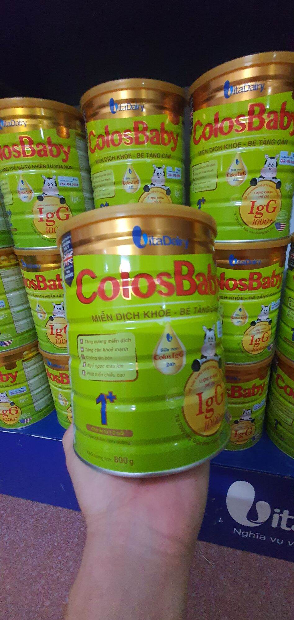 Sữa colosbaby gold 1000igg 800g số 1+