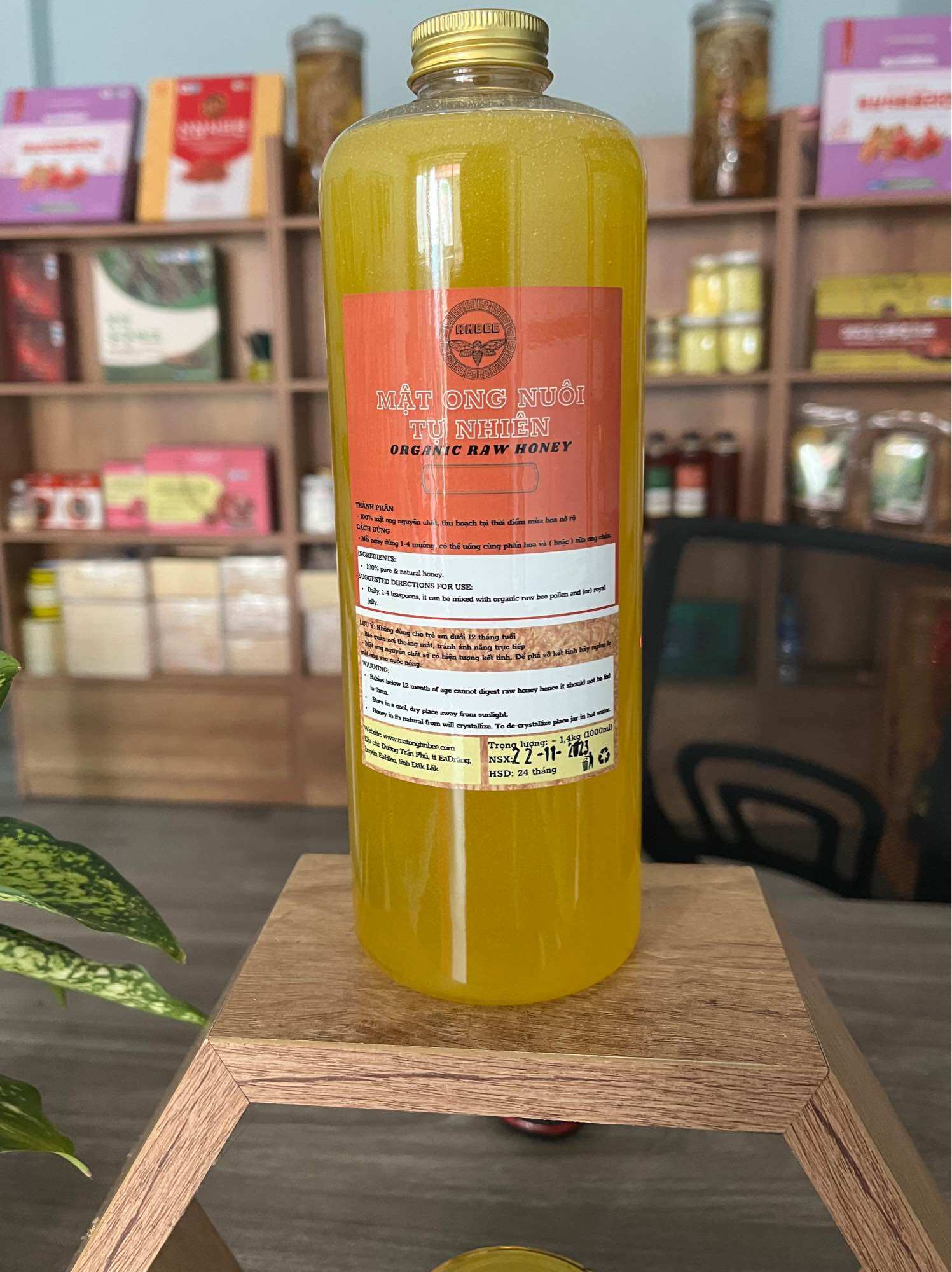 Mật ong bạc hà nguyên chất