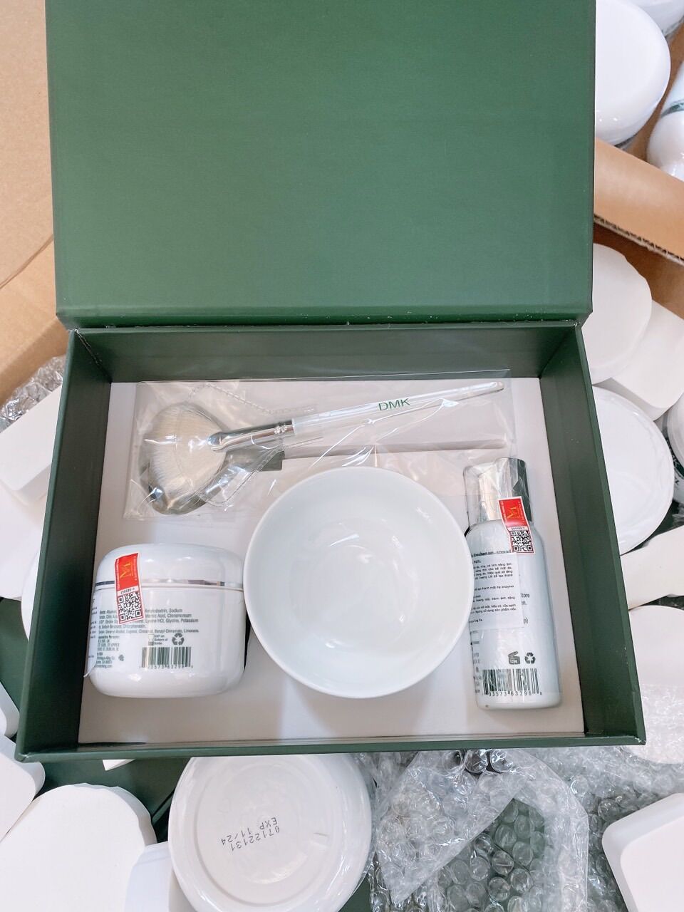 Bộ Peel Enzyme DMK cả set làm trắng da, căng bóng tức thì