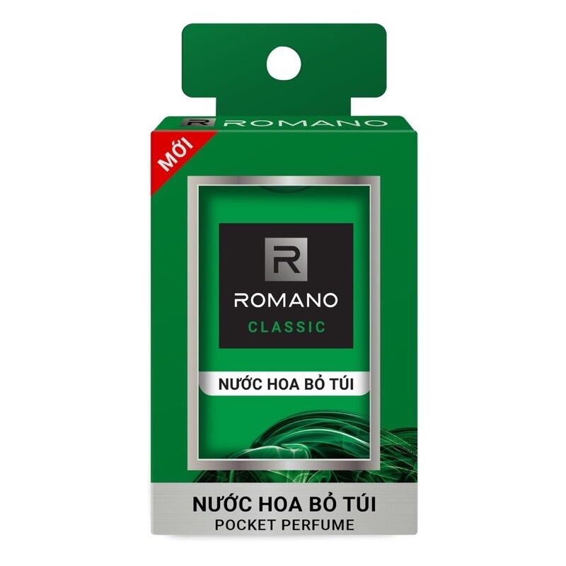 Romano Nước Hoa Romano Classic Xanh Lá Cao Cấp 18ml