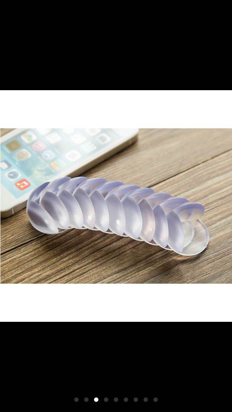 2 miếng bọc cạnh bàn silicon an toàn cho bé