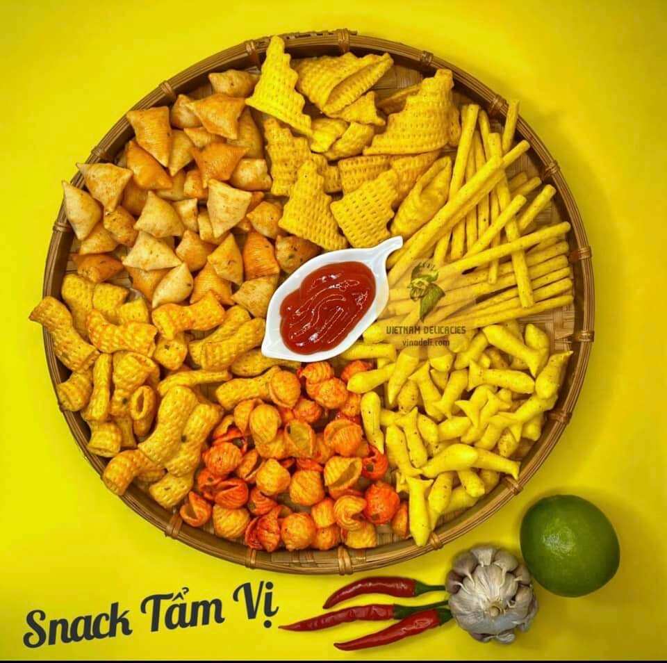 1kg Bánh Snack bim bim Oishi (mix thập cẩm đủ vị)