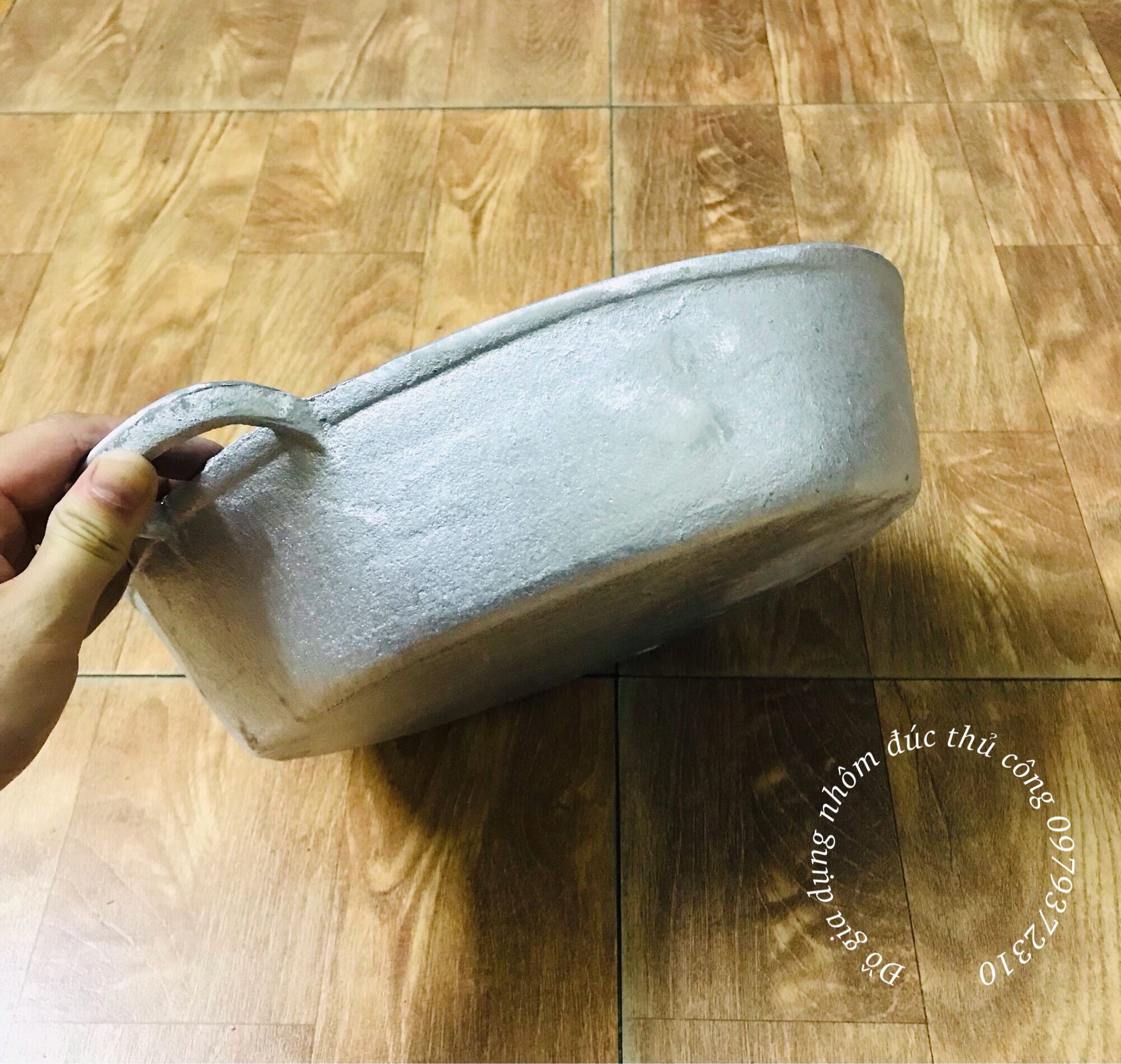Chảo gang đúc đáy bằng 32cm