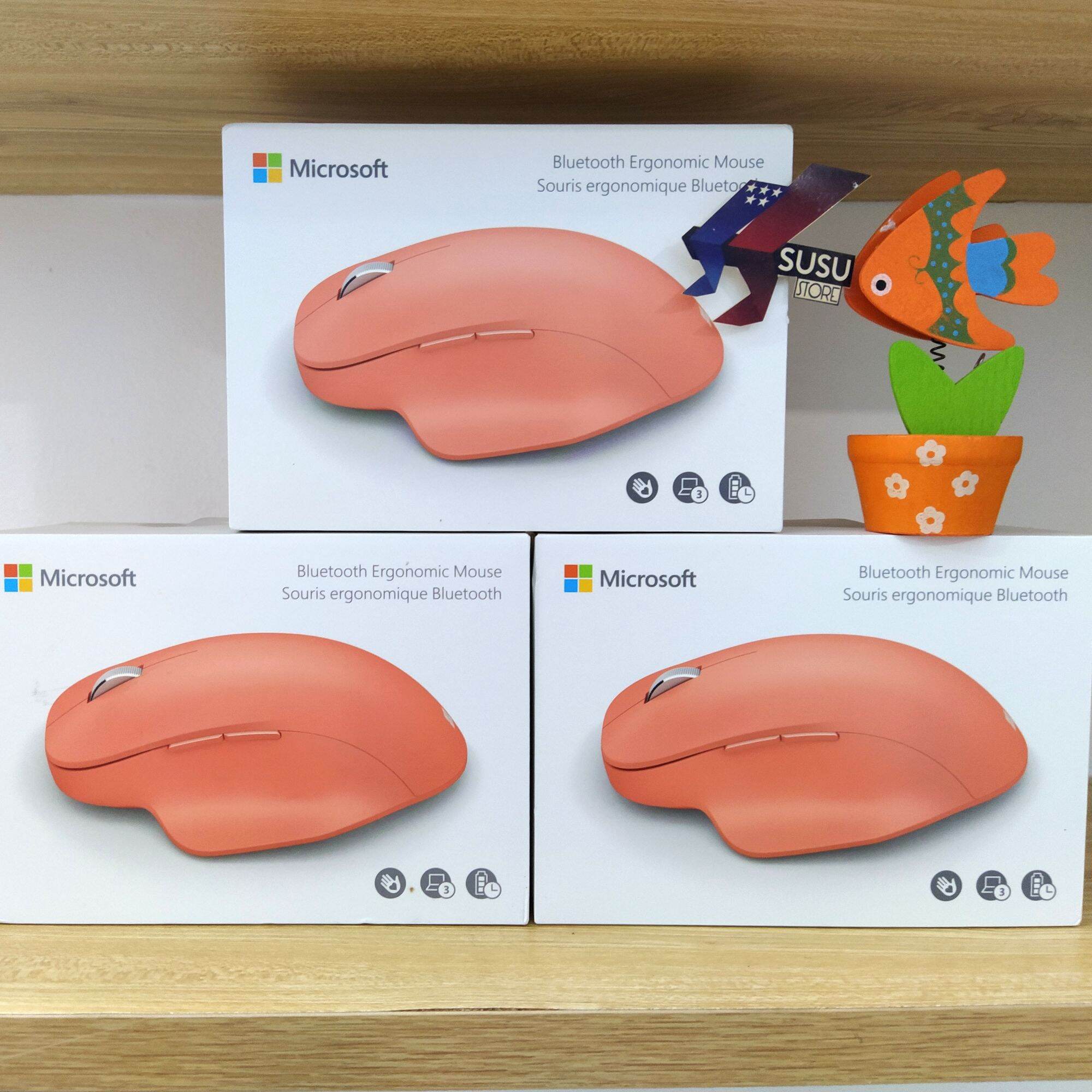[HCM]Chuột New Microsoft Bluetooth Ergonomic Mouse - Model mới 2020