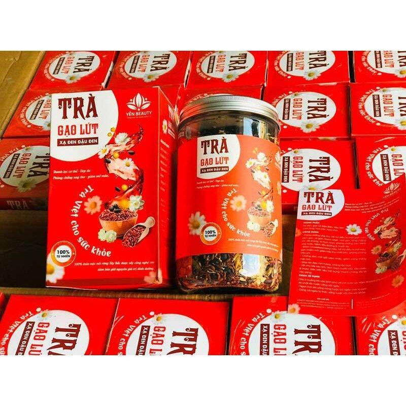 TRÀ GẠO LỨT XẠ ĐEN ĐẬU ĐEN - 500gr