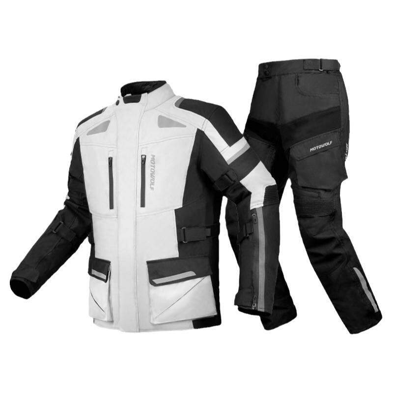 MOTOWOLF | Warm Crash-Resistant Waterproof Motorcycle Suit Giá 2,895,000 Đồng*Miễn phí vận chuyển
