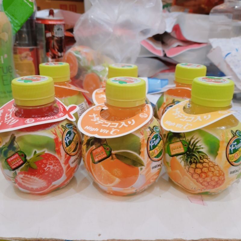 COMBO 6 CHAI NƯỚC ÉP THẠCH TRÁI CÂY HIGHT VITC THÁI LAN(NGẪU NHIÊN)