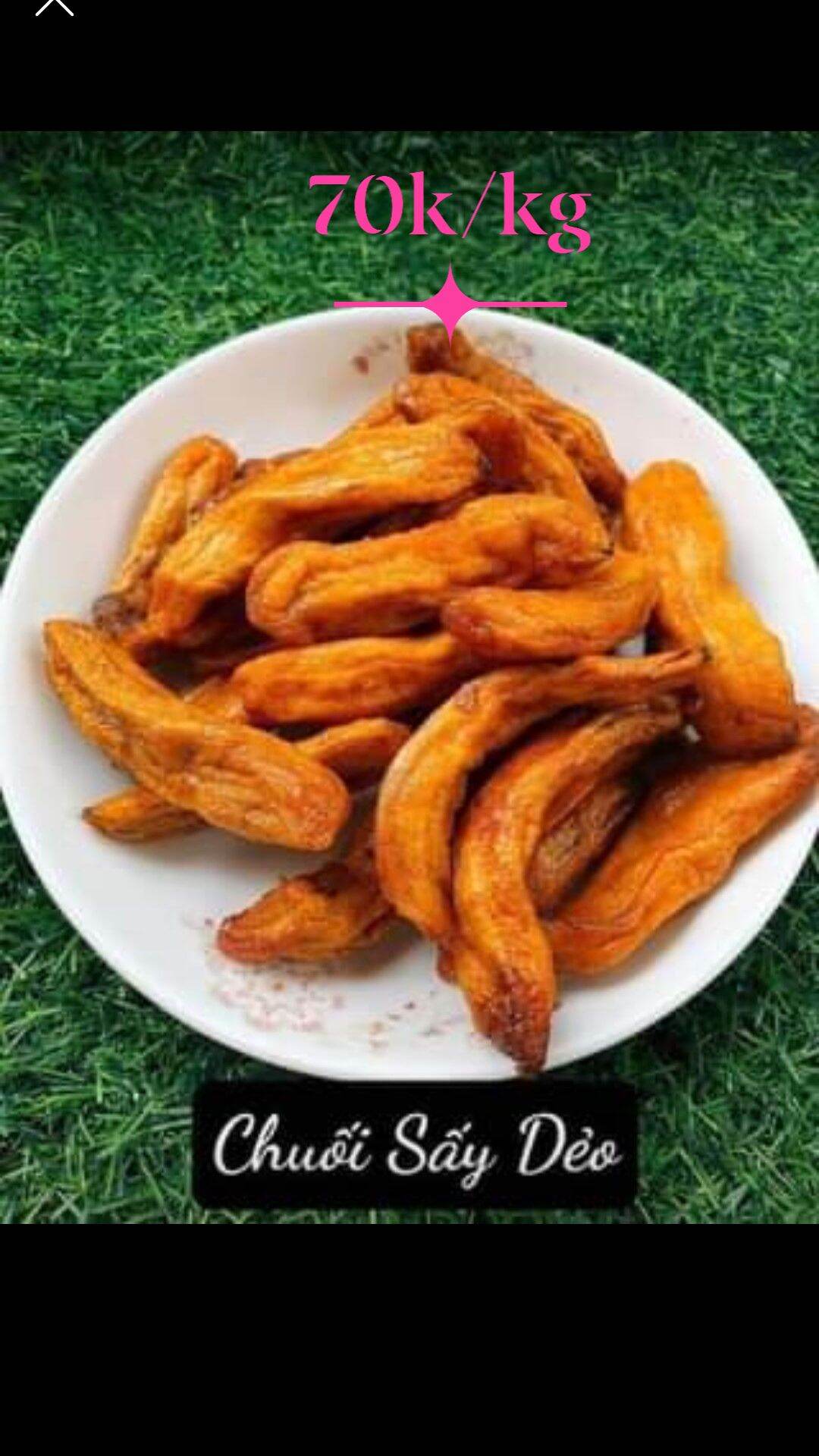 [HCM]500g Chuối sấy dẻo không đường , dẻo thơm