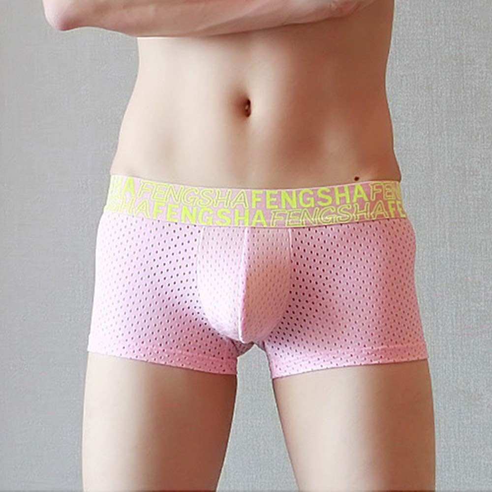 Quần lót nam boxer thun lưới mềm mát size XL