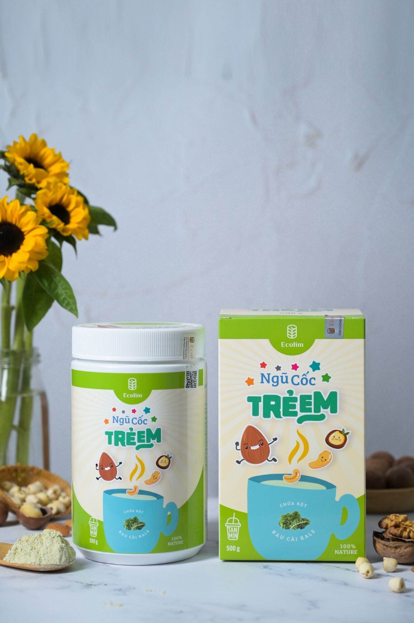 Ngũ cốc trẻ em - sữa hạt trẻ em cao cấp ecolim