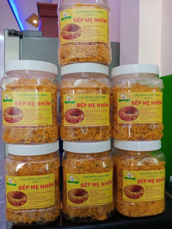 Chà Bông heo mọi nhà làm