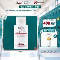 Sữa Rửa Mặt Dịu Nhẹ Cho Da Nhạy Cảm Eucerin pH5 Sensitive Skin Facial Cleanser 100ml