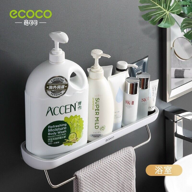 Kệ nhà tắm, kệ nhà bếp đa năng dán tường cao cấp Ecoco - ECOCO 1923