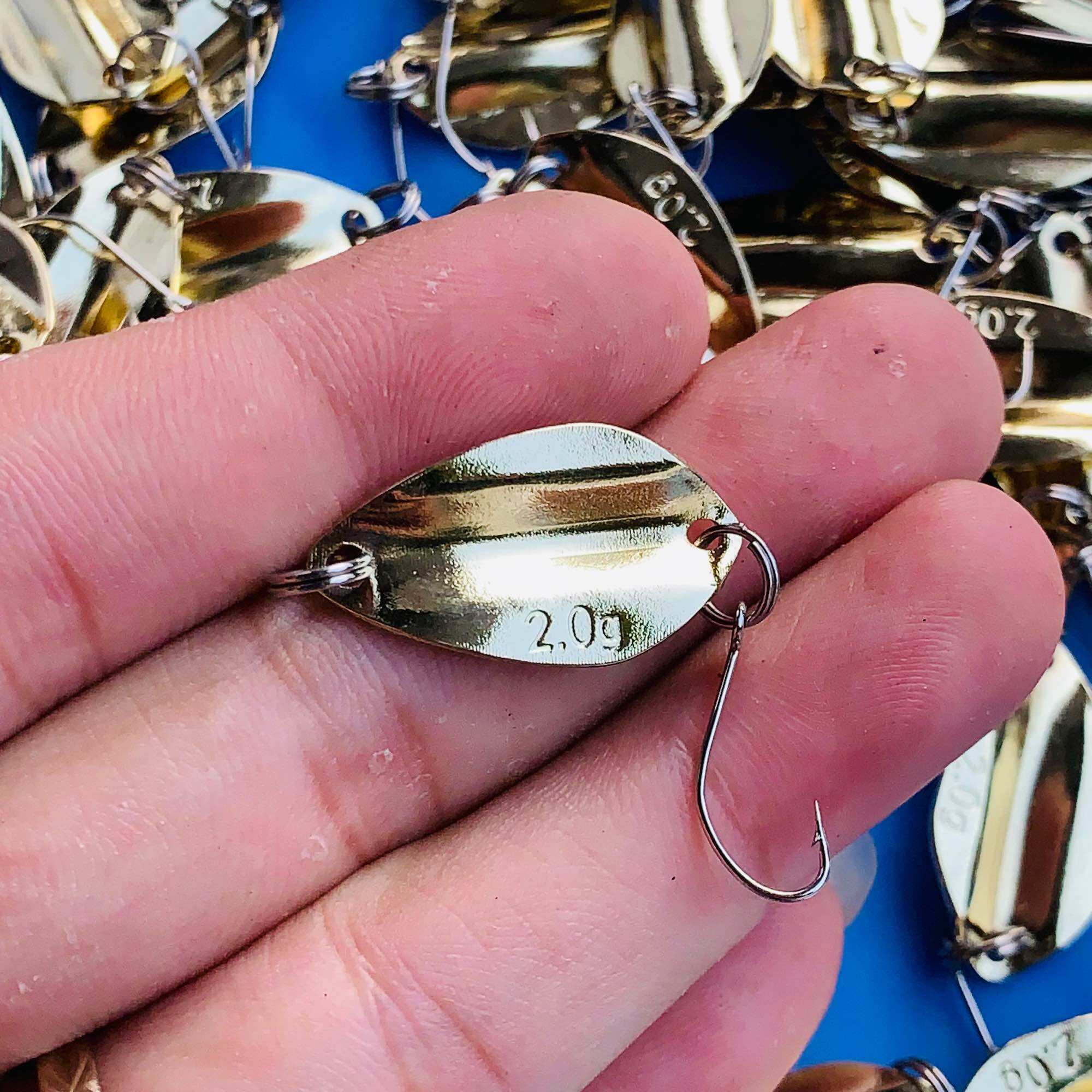 Thìa lượn spoon 2g câu cá mương mồi giả câu rô phi
