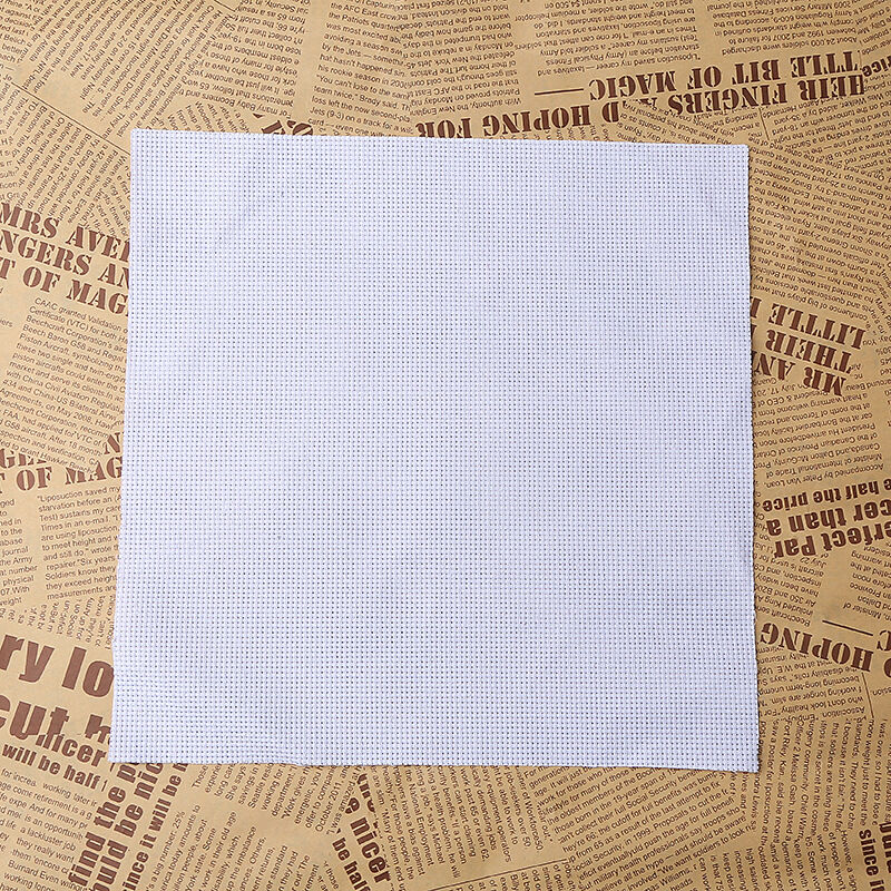 1 Cái Vải Thêu Chữ Thập Tự Làm 14CT 11CT Màu Xanh Lá Cotton Aida Dùng Cho Thêu Thủ Công Tự Làm