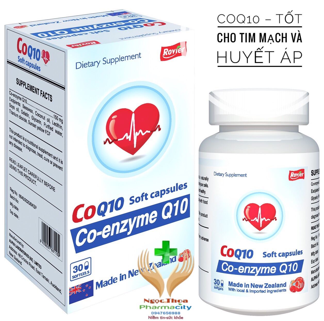 ✅ Coq10 – Tốt Cho Tim Mạch Và Huyết Áp