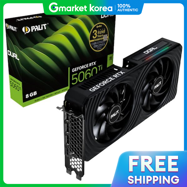 Emtek | Palit Geforce Rtx 5060 Ti Dual D7 8Gb Emtek. Giá 15,319,500 Đồng*Miễn phí vận chuyển